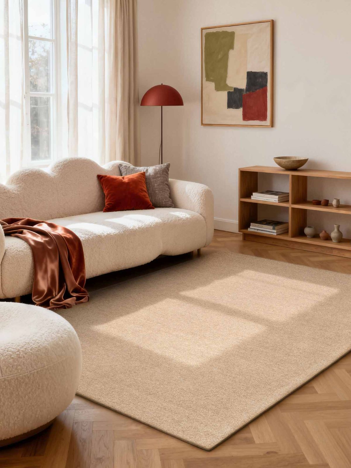 Kusový koberec Elle Decoration Puristic 106320 Beige 140x200 cm
