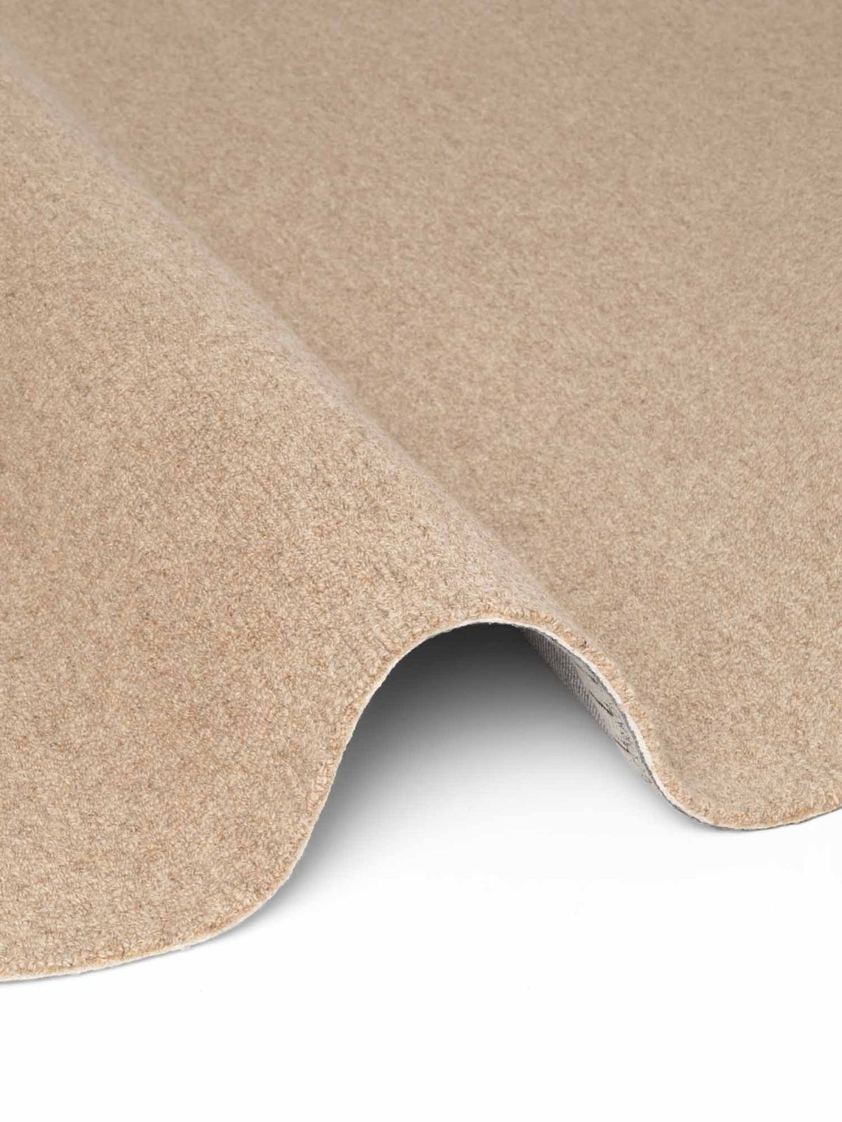 Kruhový kusový koberec Elle Decoration Puristic 106320 Beige Ø 200 cm