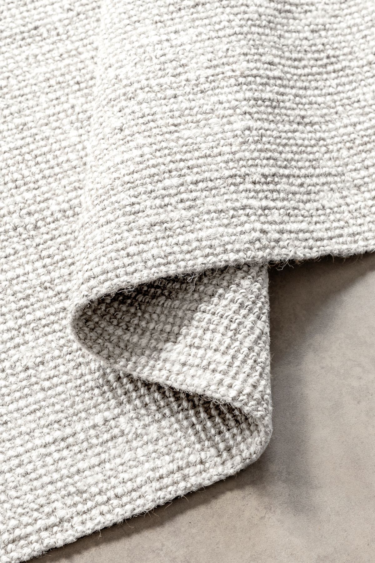 Kusový koberec Hanse Home Bouclé 106325 White 80x150 cm