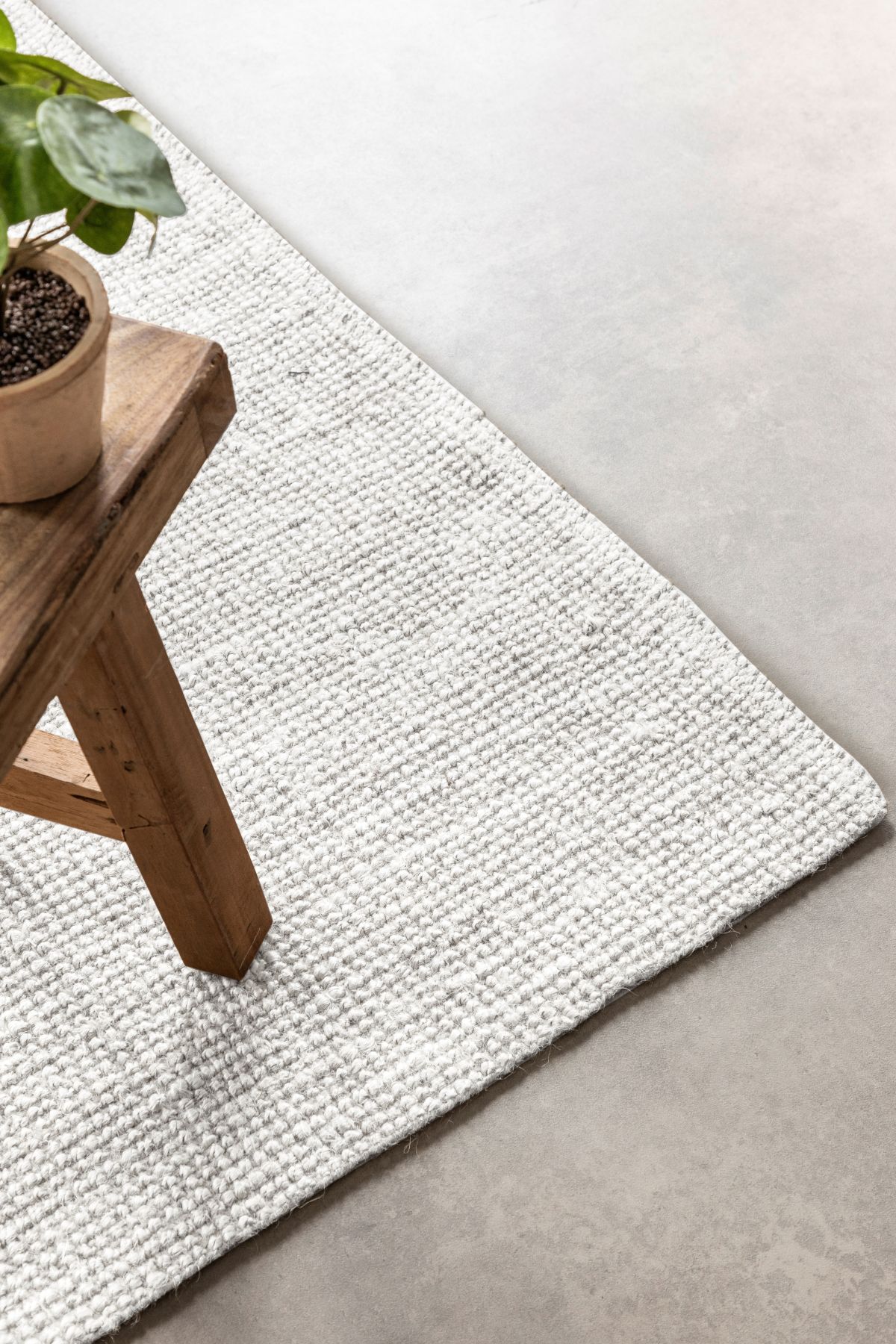 Kusový koberec Hanse Home Bouclé 106325 White 80x150 cm