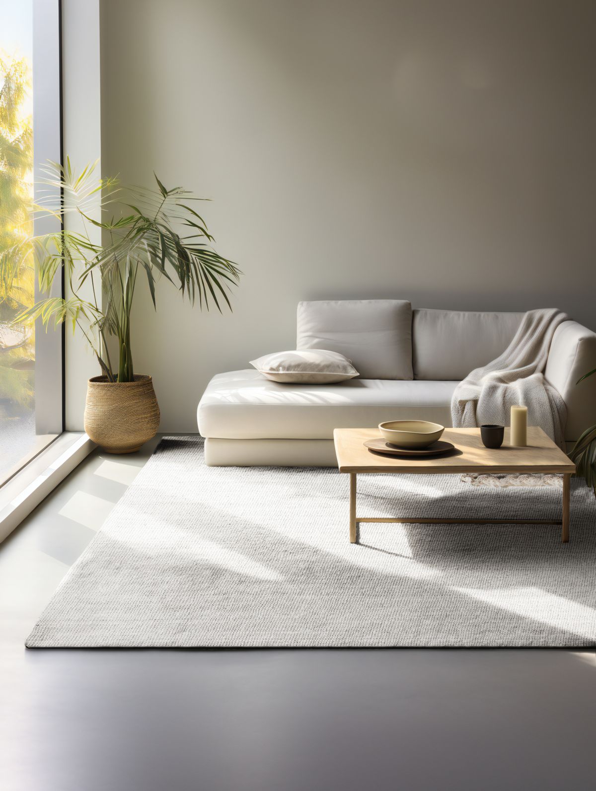 Kusový koberec Hanse Home Bouclé 106325 White 80x150 cm