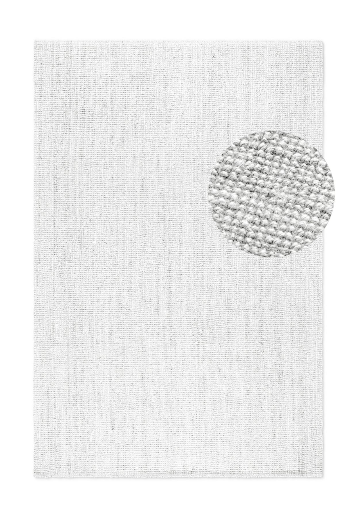 Kusový koberec Hanse Home Bouclé 106325 White 80x150 cm