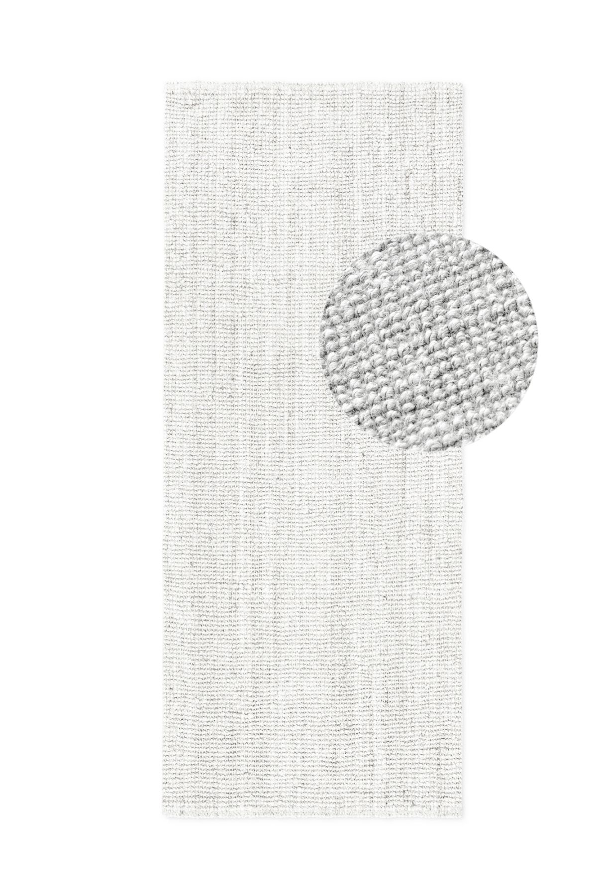 Kusový behúň Hanse Home Bouclé 106325 White 80x200 cm