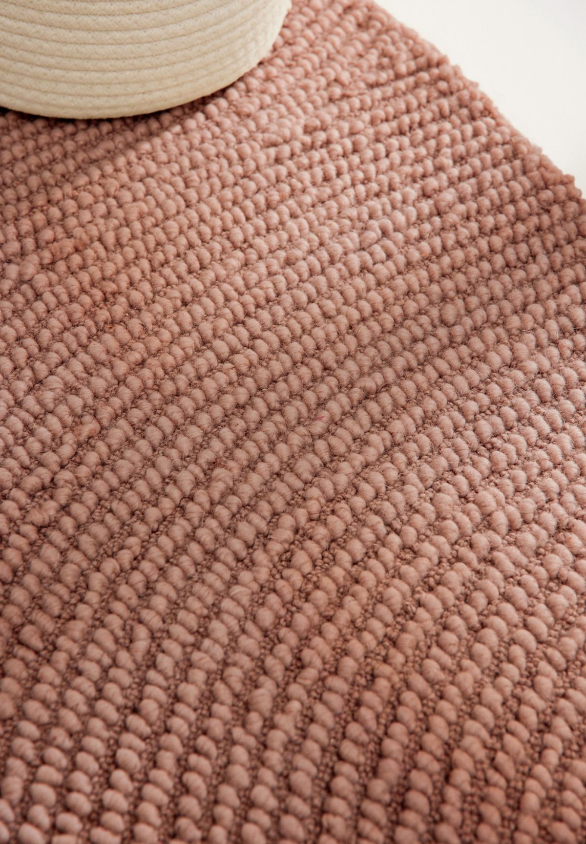 Kruhový kusový koberec Hanse Home Calmio 106403 Vintage Pink Ø 150 cm