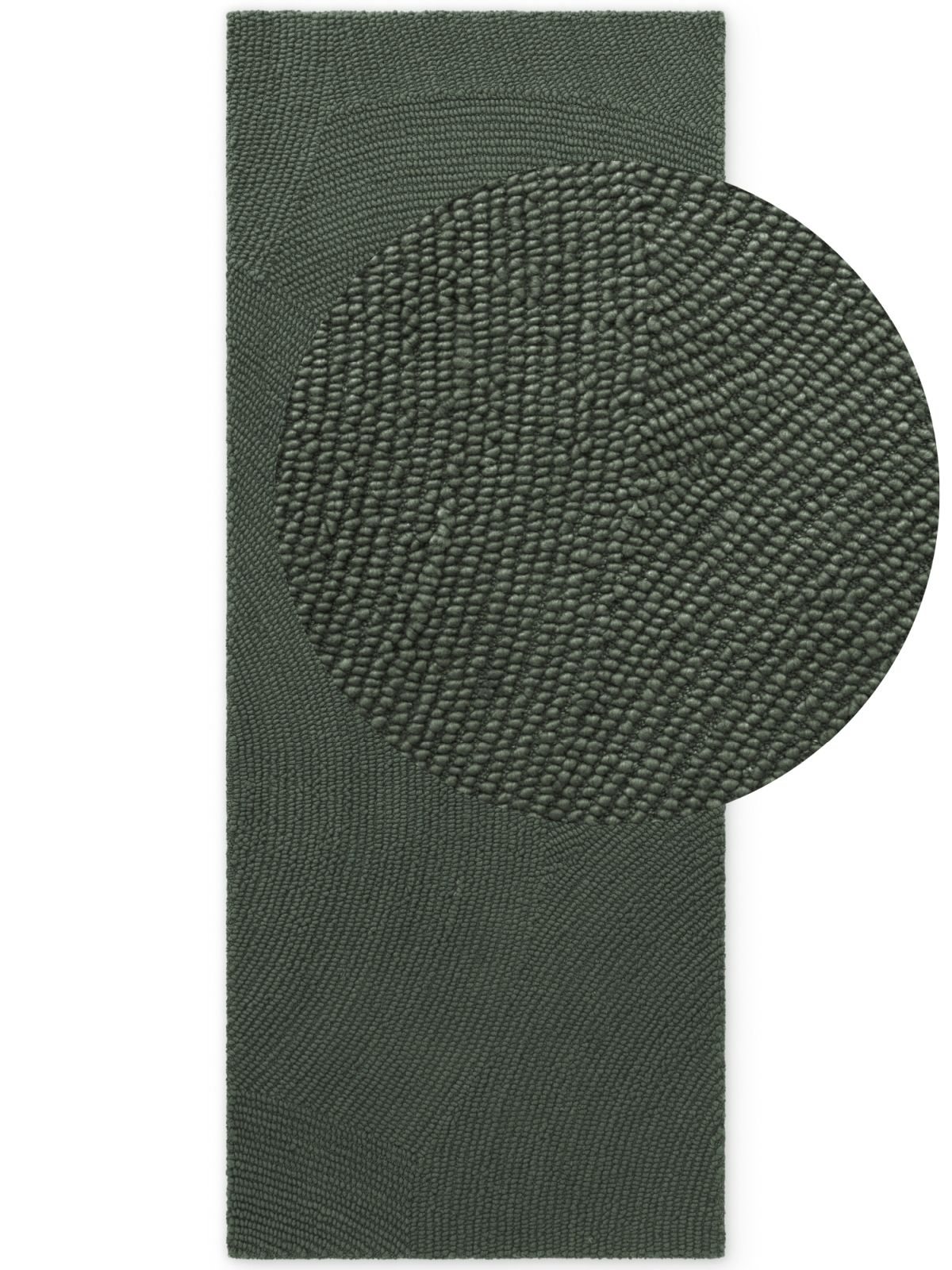 Kusový behúň Hanse Home Calmio 106404 Green 80x200 cm