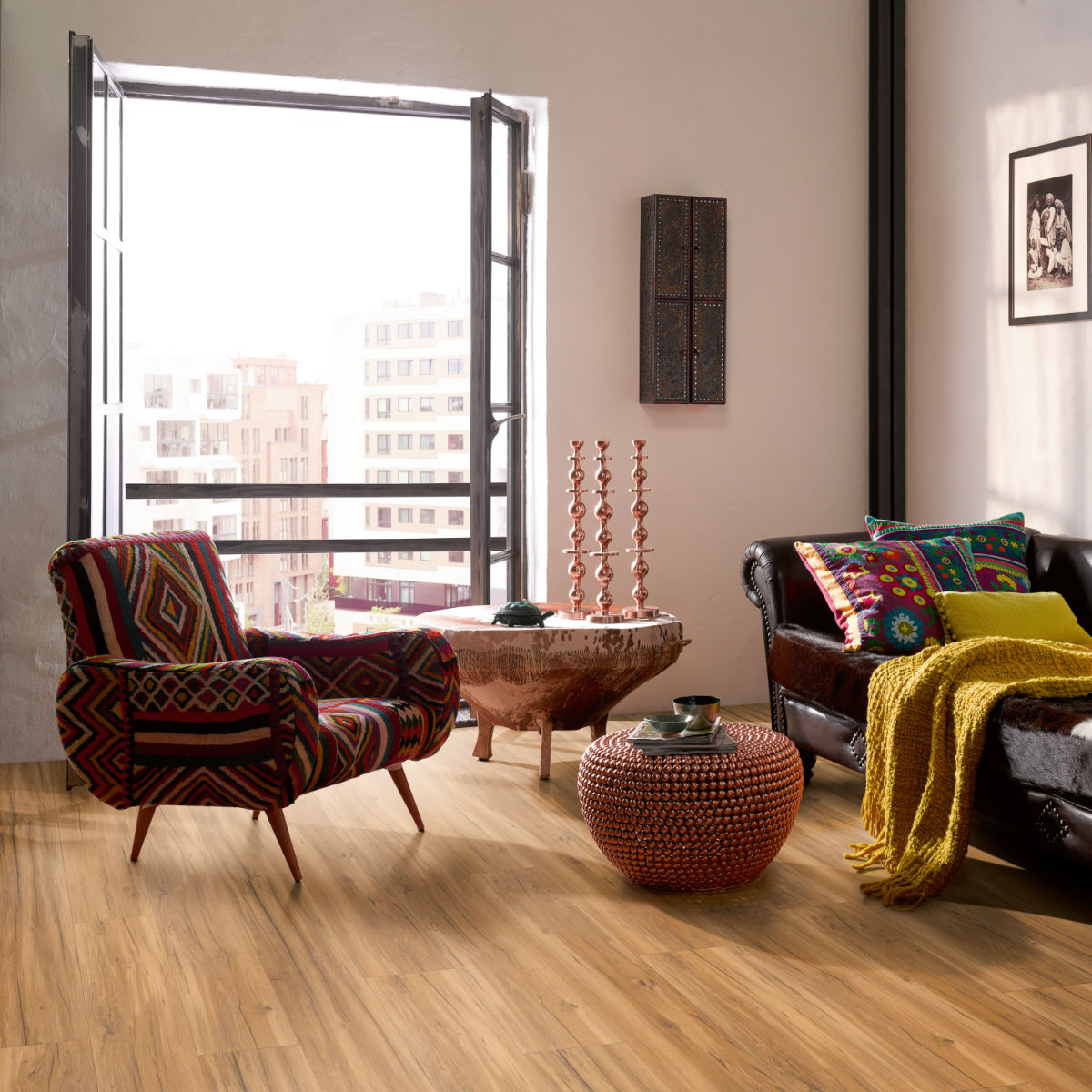 Kompozitná podlaha PARADOR Vinyl Basic 5.3 4V 1743003 Dub Memory prírodný 2,176 m2