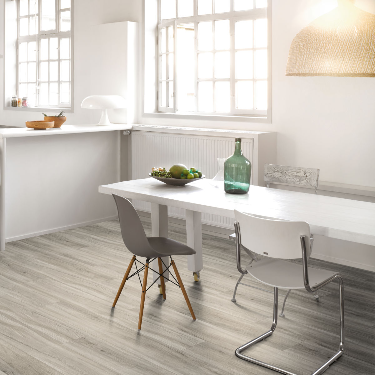 Kompozitná podlaha PARADOR Vinyl Basic 5.3 4V 1743005 Dub pastelovo šedý 2,176 m2