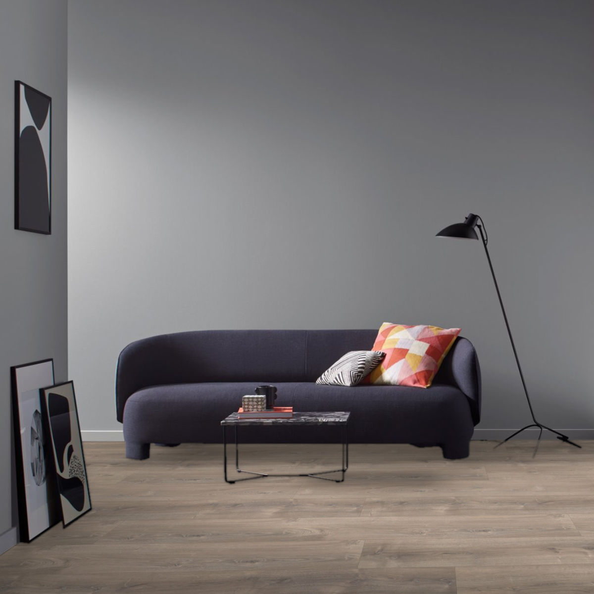 Laminátová podlaha PARADOR Trendtime 6 4V 9/33 1567472 Duba Valere tmavo bielený 2,673 m2