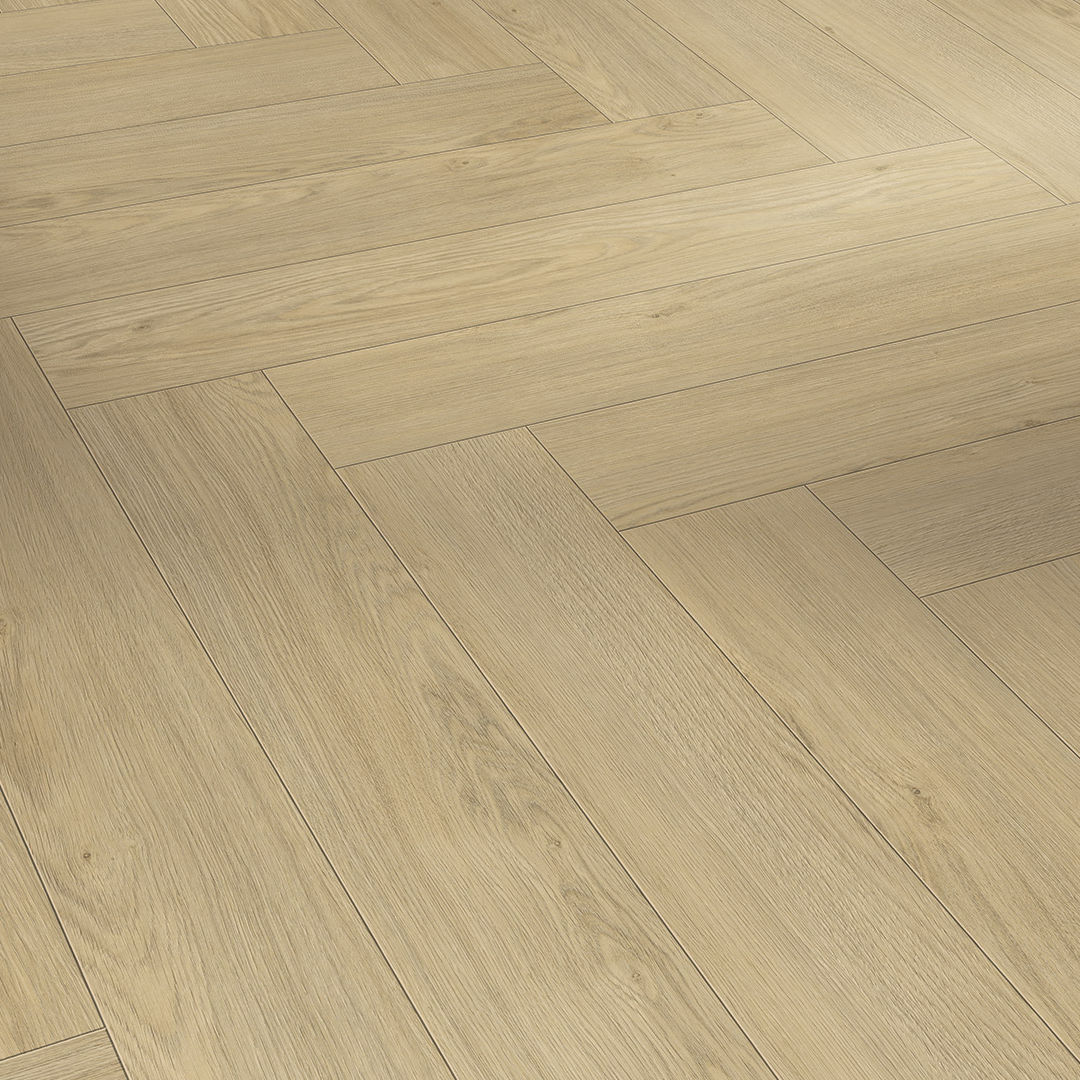 Laminátová podlaha PARADOR Trendtime 3 Herringbone 4V 1748753 Dub Mont Blanc pieskový 1,595 m2
