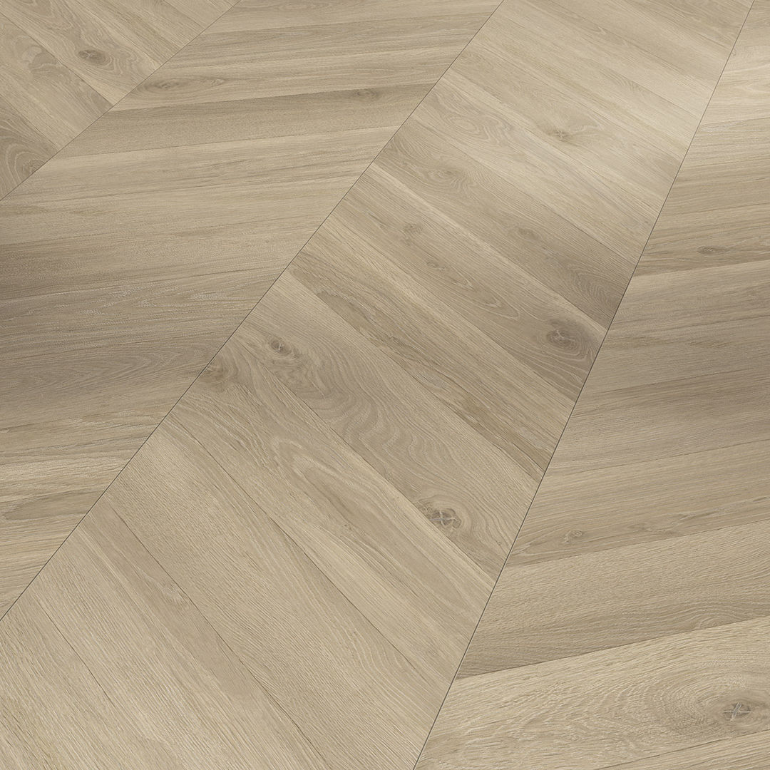 Laminátová podlaha PARADOR Trendtime 8 Chevron 2V 1748770 Dub Loire béžový 2,12 m2