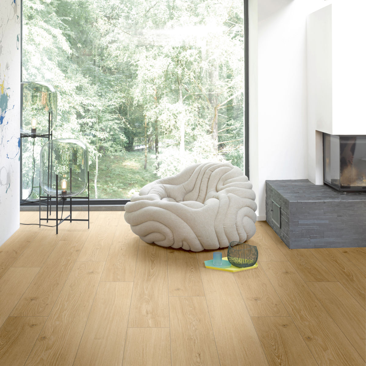 Laminátová podlaha PARADOR Classic 1050 4V 1601445 Dub Studioline prírodný 2,493 m2
