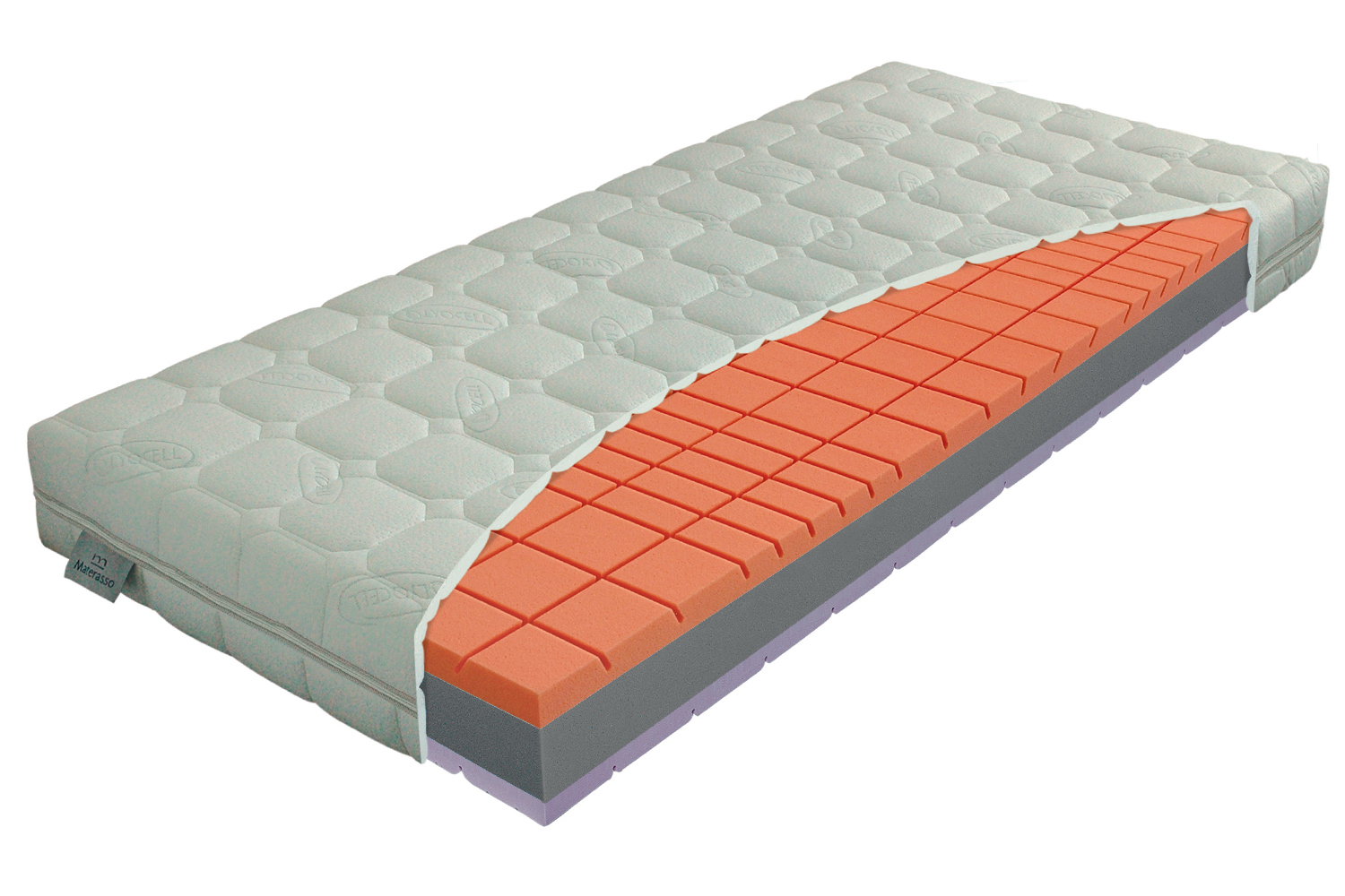 Fotografia produktu: Penový matrac LAVENDER Swiss Spinal T3 200x85 cm