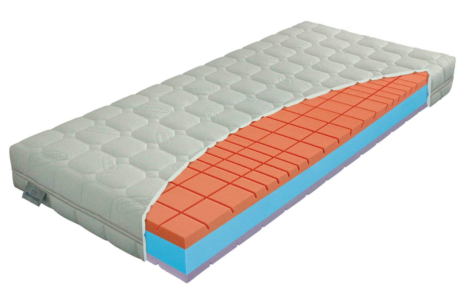 Fotografia produktu: Penový matrac LAVENDER Swiss Spinal T4 200x85 cm
