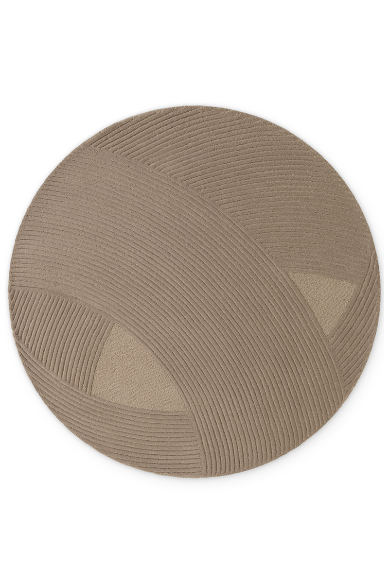 Kruhový kusový koberec Ted Baker Kensington 106400 Beige Ø 200 cm